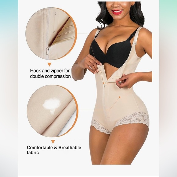 NWT SHAPERX Fajas Colombianas Shapewear Postpartum Tummy Control Body Shaper 3X - Picture 3 of 8